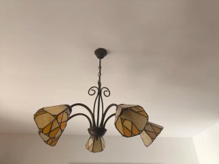 Conjunto Lámparas Tiffany cristal