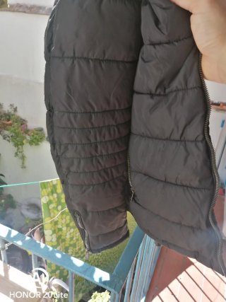 Chaqueta acolchada Zara Man Talla L Negra