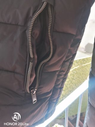 Chaqueta acolchada Zara Man Talla L Negra
