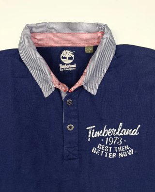 Timberland polo manga larga mujer Y2K Azul S