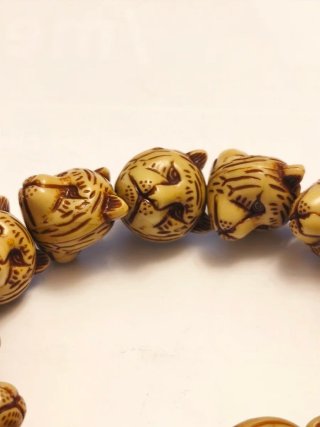 Pulsera cabezas de tigres