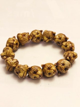 Pulsera cabezas de tigres