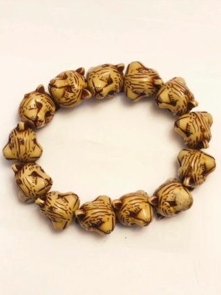 Pulsera cabezas de tigres