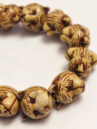 Pulsera cabezas de tigres
