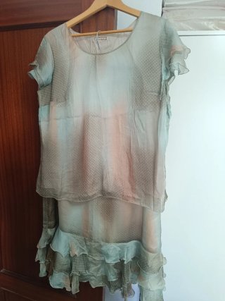 Conjunto falda y blusa talla 54