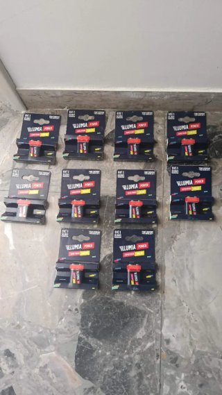 Lotto 10 Pile 9V Transistor Illumia Power