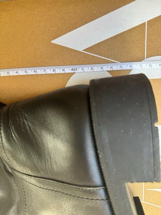 Stivali alti in pelle n.38