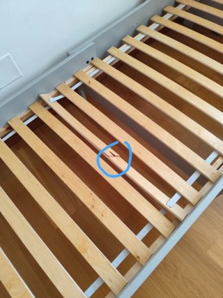 Cama infantil extensible IKEA Trogen + colchón