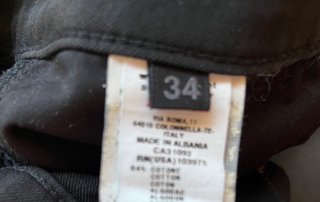 Pantalón negro Energie hombre + cinturón de cuero