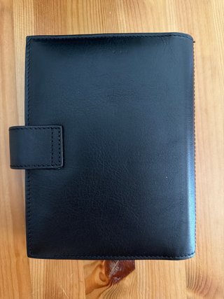 Agenda Piquadro in pelle nera