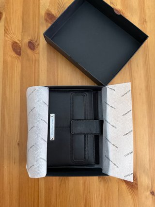 Agenda Piquadro in pelle nera