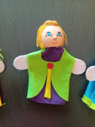 Marionetas de dedo para niños