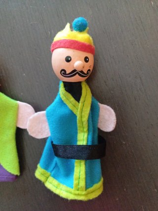 Marionetas de dedo para niños