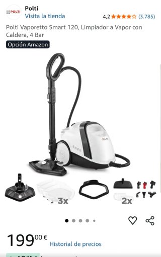 Polti Vaporetto Smart 120 con un solo uso