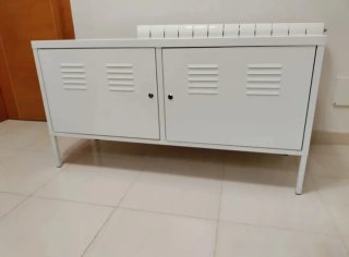 Mueble IKEA PS metálico blanco
