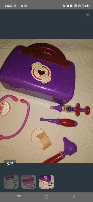 Maletín Doctora Juguete Rosa y Morado
