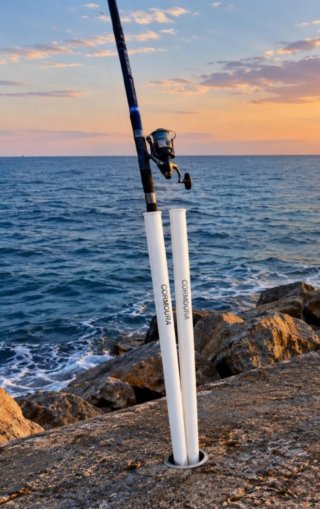 Porta cañas de pesca,  Cañeros, Piquetas pesca