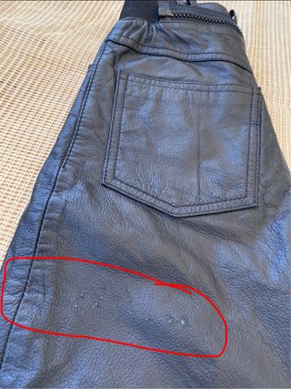 Pantalones Cuero Moto Highway 1 Talla S