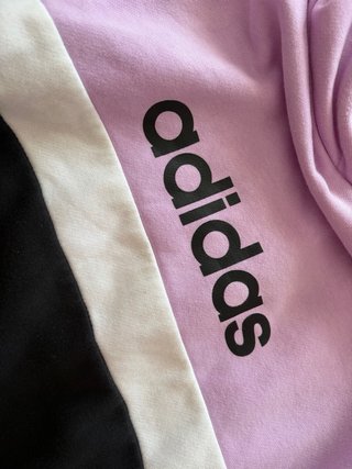 Sudadera Adidas rosa y negra talla 14-15