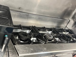 Cocina Industrial 3 Fuegos con horno a gas