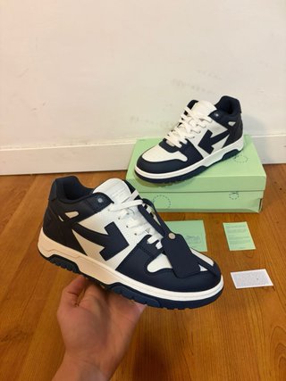 Off-White zapatillas azul y blanco