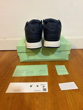 Off-White zapatillas azul y blanco