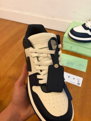 Off-White zapatillas azul y blanco