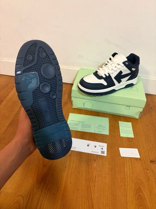 Off-White zapatillas azul y blanco