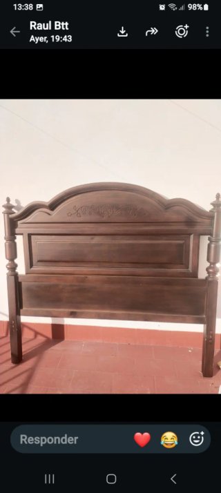 Dormitorio de matrimonio madera
