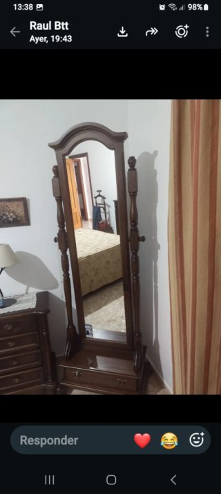 Dormitorio de matrimonio madera