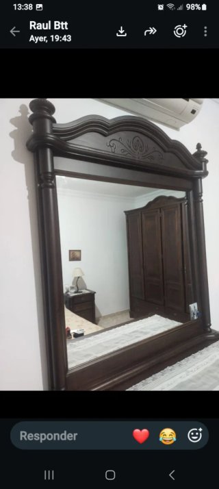 Dormitorio de matrimonio madera