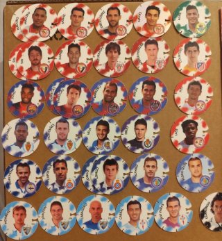 Lote Tazos Fútbol Matuliga 2013