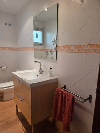 Conjunto Baño Mueble, Espejo y Toallero