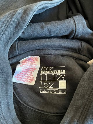 Adidas Black Hoodie Kids 11-12 Years / 152 cm