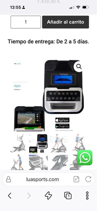 Bicicleta Elíptica Finnlo Ellypsis E3000
