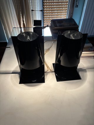 Coppia Lampade Kartell Take Prima Serie Nere