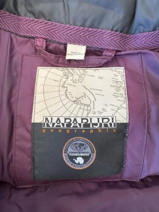 Napapijri Mujer Chaqueta Morado/Negro