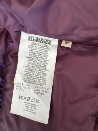Napapijri Mujer Chaqueta Morado/Negro