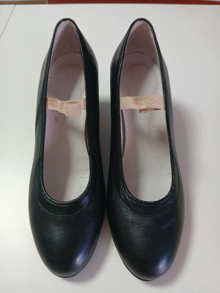 Zapatos de salón baile flamenco negros
