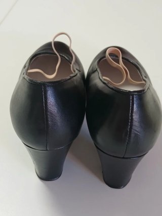 Zapatos de salón baile flamenco negros