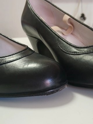 Zapatos de salón baile flamenco negros