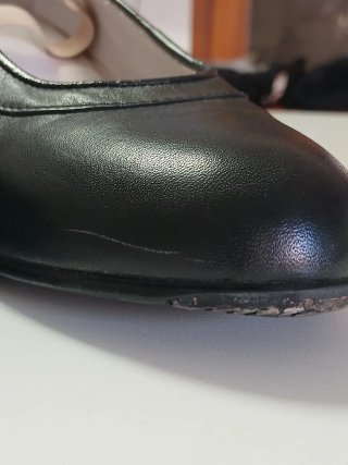 Zapatos de salón baile flamenco negros