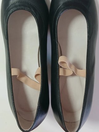 Zapatos de salón baile flamenco negros