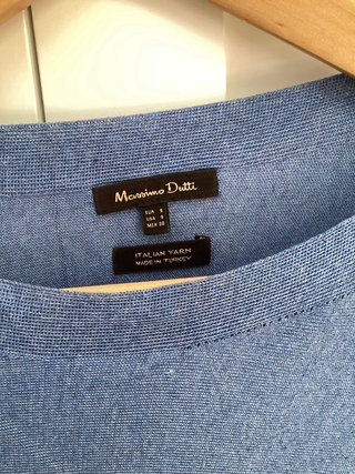 Jersey Massimo Dutti Azul Talla S