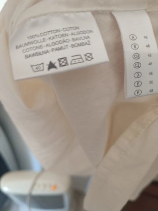 Vestido de algodón talla 50