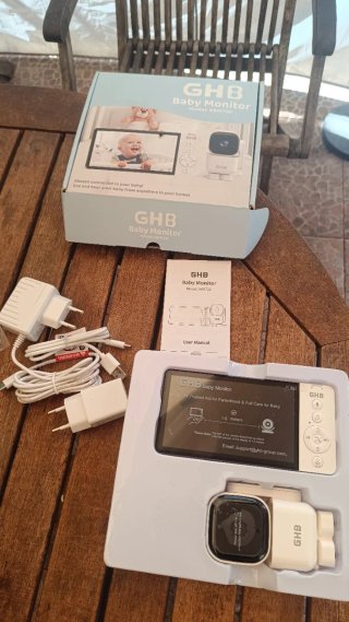 GHB Cámara Bebé 5 720P HD IPS Rotación