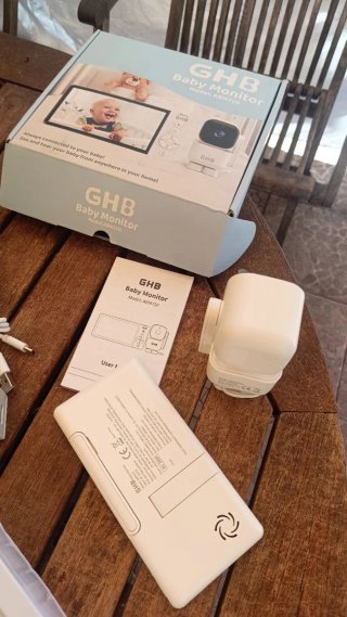 GHB Cámara Bebé 5 720P HD IPS Rotación