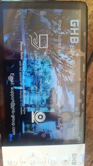 GHB Cámara Bebé 5 720P HD IPS Rotación