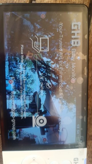 GHB Cámara Bebé 5 720P HD IPS Rotación