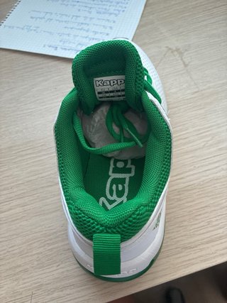 Zapatillas Kappa Blancas y Verdes del betis